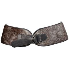1980's YVES SAINT LAURENT ponyfur belt 6