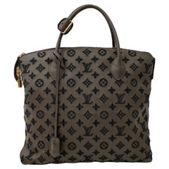 Louis Vuitton Lockit Limited Edition Handbag in Brown Leather & Golden Hardware