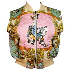Early 1990's Moschino Jeans Duck Print Gilet