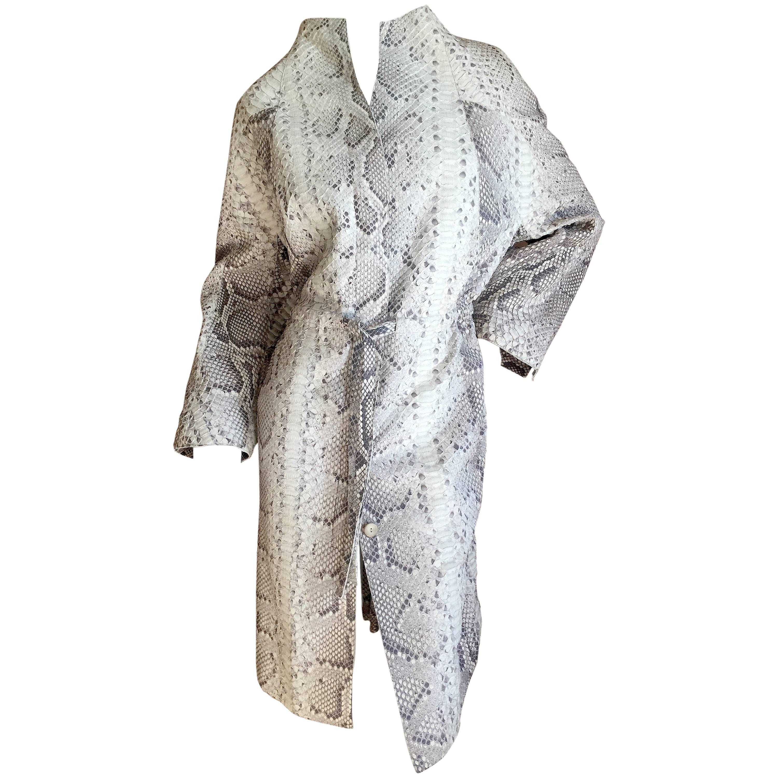 Ralph Rucci Sublime Python Coat