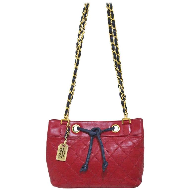CHANEL, Bags, Vintage Chanel Drawstring Bag