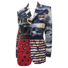 Jean Paul Gaultier Patchwork-Jacke mit Farbblockmuster