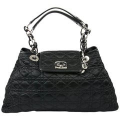 DIOR - Sac cannage noir