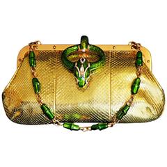 *Clearance* Sought After Gilded Python Tom Ford For Gucci SS 2004 Runway Bag!