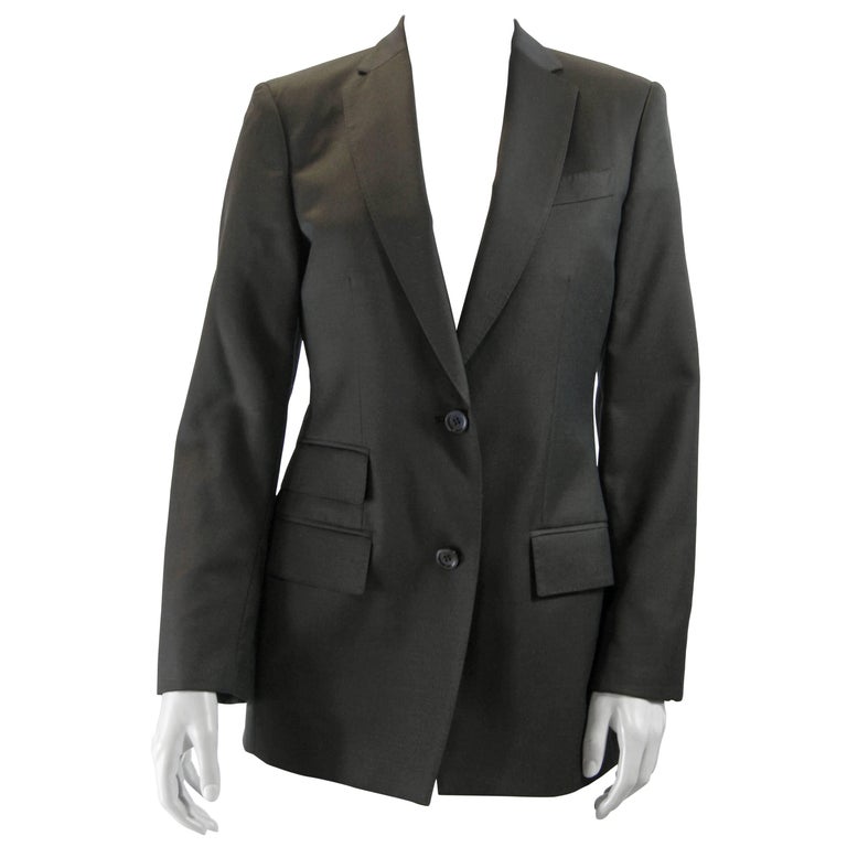 Gucci Brown Tailored Blazer For Sale at 1stDibs
