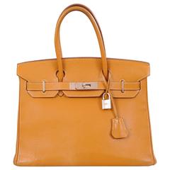 Hermes Gold Birkin Bag, 30 cm