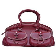 John Galliano for Christian Dior Leather Handbag 