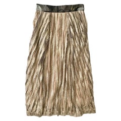 Pelush Gold Tulle And Lace Skirt - Small