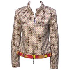 Emilio Pucci Geometric Print Wool Jacket 3