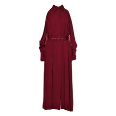 New Rare Salvatore Ferragamo Red Silk Dress F/W 2018  With Tags $3200 Sz 42