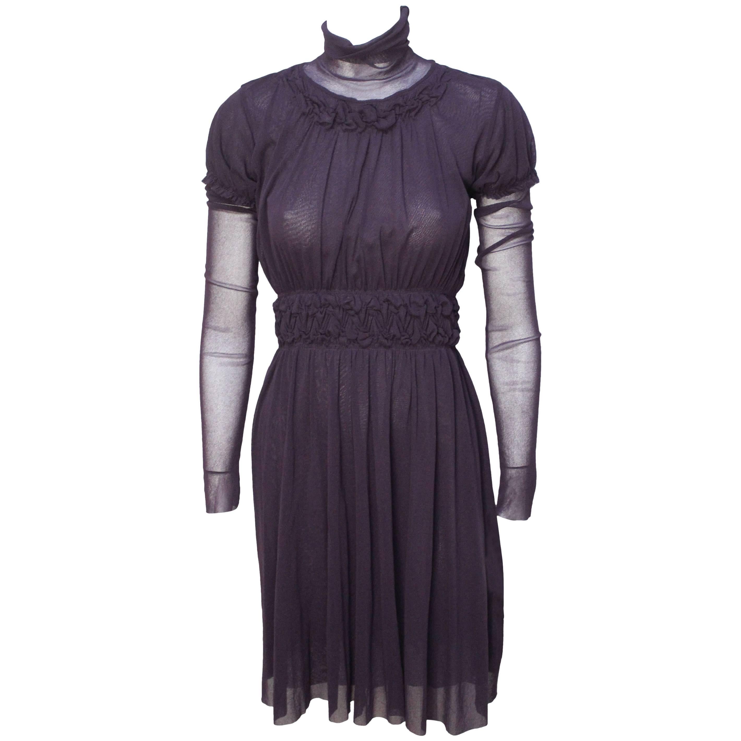 Jean Paul Gaultier Layered Mesh Dress For Sale