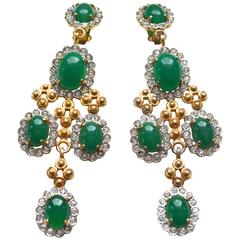 Kenneth Jay Lane Large Chandelier Earrings
