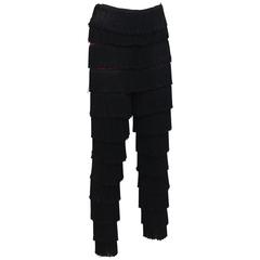Jean Paul Gaultier layered fringed pants, c. 1980s 10