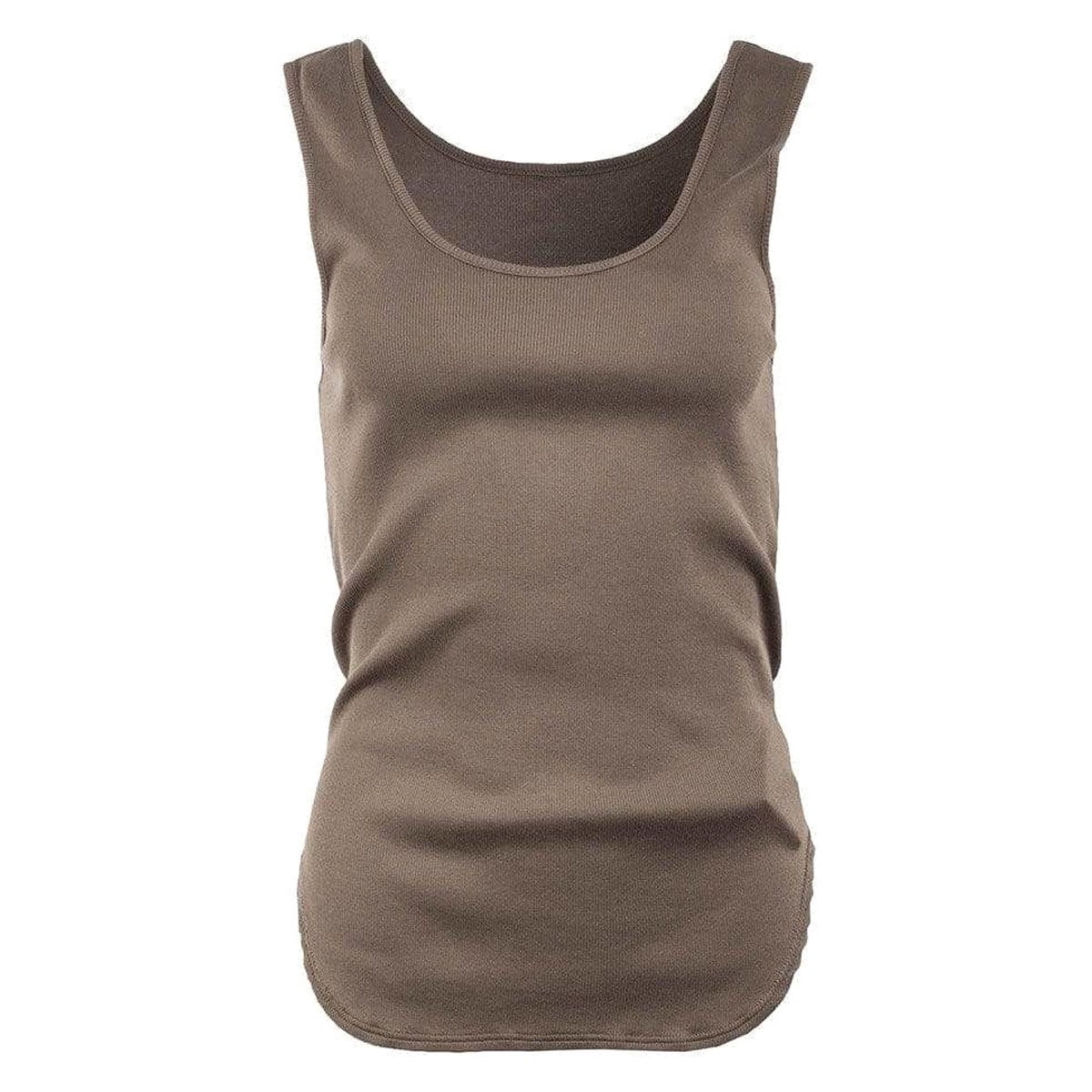 Undercover Mocha Fitted Tank Top For Sale