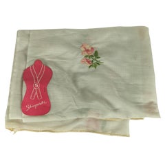 Vintage Schiaparelli Sample Fabric "Rose de Printemps"