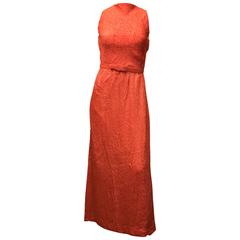 Red Givenchy Belted Dress 4