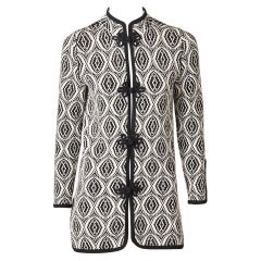 Adolfo Grafik Muster Strickjacke Strickjacke