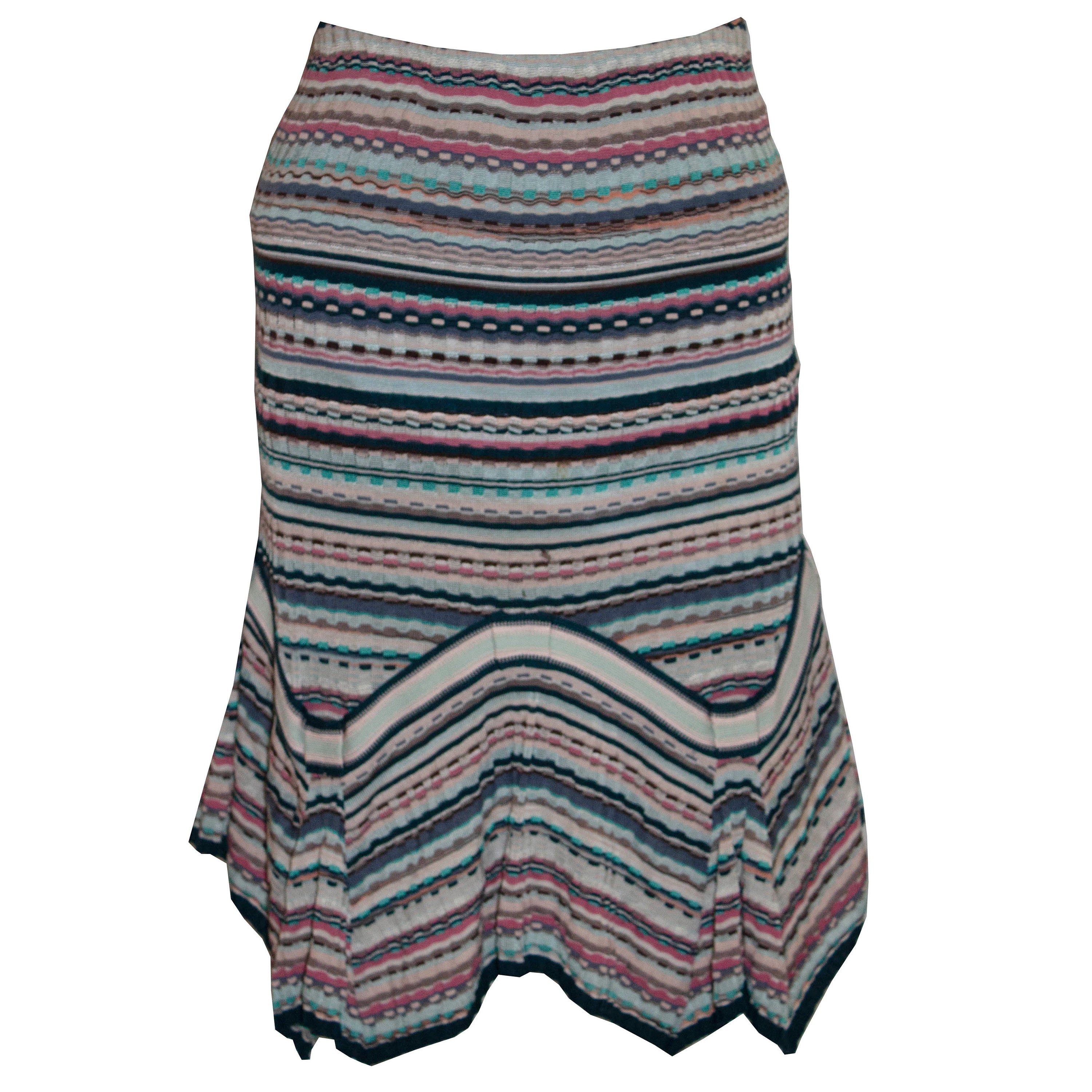Missoni - Mini-jupe de ligne principale en vente