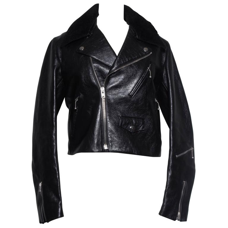 Yang Li Calf Leather and Shearling Jacket For Sale at 1stDibs | yang li ...