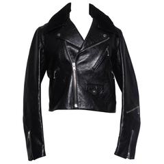 Yang Li Calf Leather & Shearling Jacket