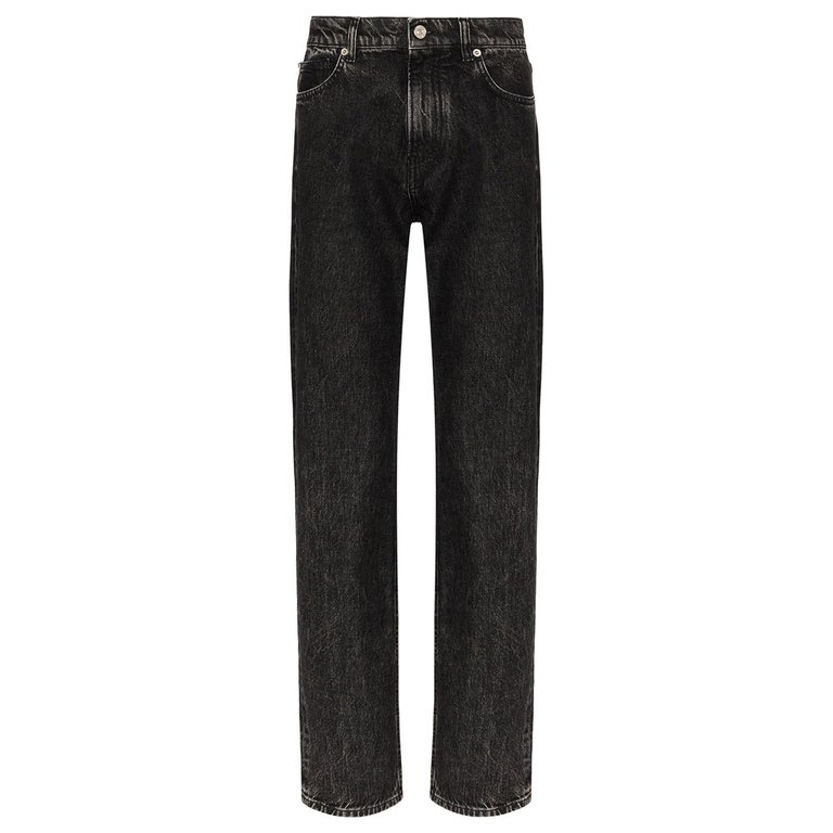 Versace Mens SS20 Faded Black Straight Denim Jeans Size 32 For Sale at  1stDibs