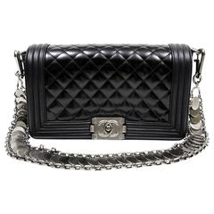 Chanel Black Leather Boy Bag- Limited Edition