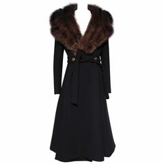 Seymour Fox A-Line Coat with Fisher Collar