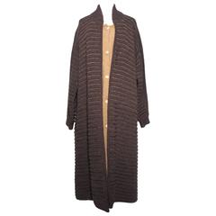 Issey Miyake Double Layered Sweater Coat