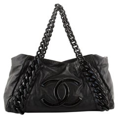 Chanel Resin Modern Chain Tote Calfskin East West