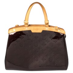 Louis Vuitton Amarante Monogram Vernis Brea MM Tasche