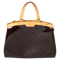 Louis Vuitton Amarante Monogram Vernis Brea MM Bag For Sale at 1stDibs