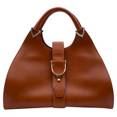 Gucci Brown Leather Stirrup Hobo Bag Handbag Satchel