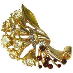 R. De Rosa Vintage Clip Brooch 