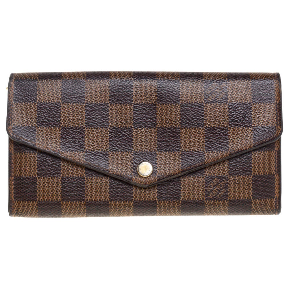 Louis Vuitton Damier Ebene Canvas Sarah Wallet