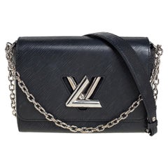 Louis Vuitton Epi Leather Love Lock Twist MM Bag M52891 Black 2019