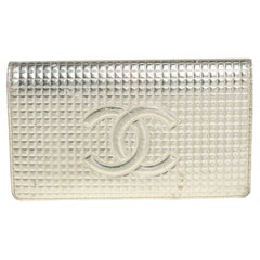 NEW Chanel Black CC Logo Long Flap Wallet - Full Set at 1stDibs