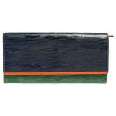Louis Vuitton Tri Color Epi Leather Flore Wallet