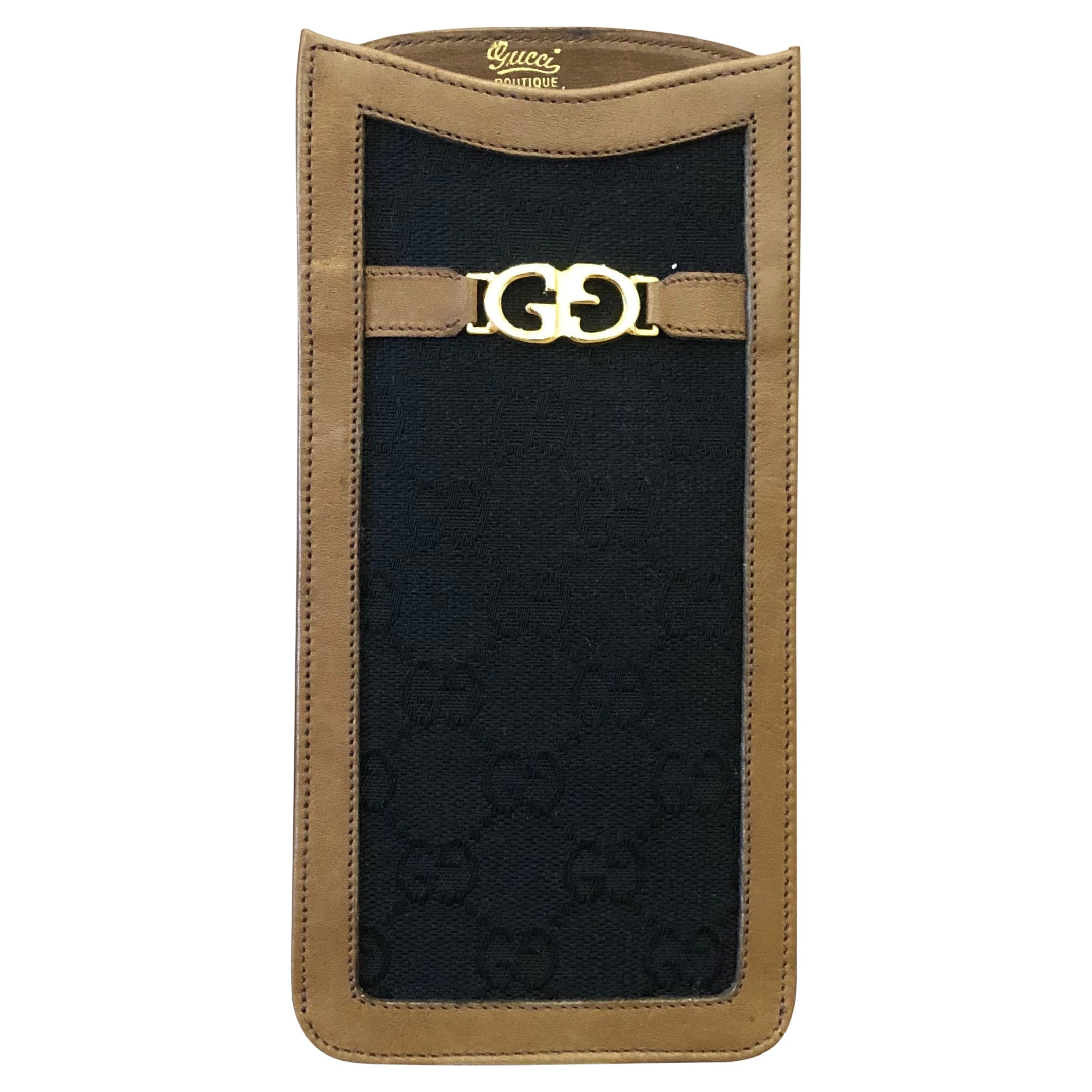 Vintage Gucci Glasses Holder Pouch 