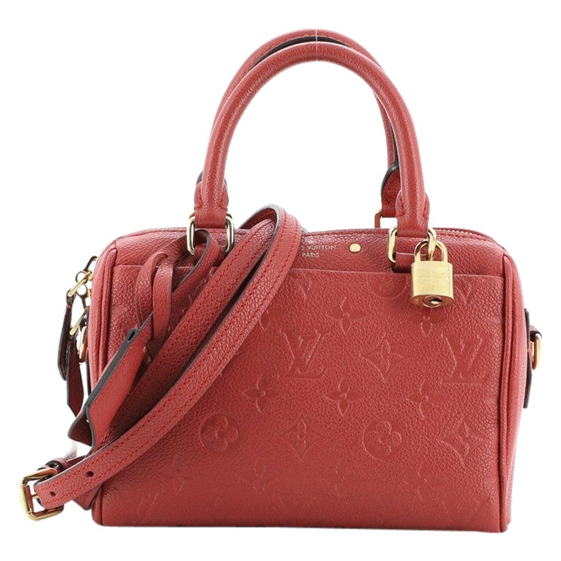Louis Vuitton Rouge Red/ Pink Monogram Giant Monogram Speedy Bandouliere 30 Bag  For Sale at 1stDibs