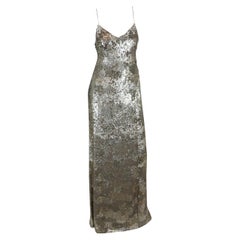 Women's Ralph Lauren Collection Size 2 Gold Dress