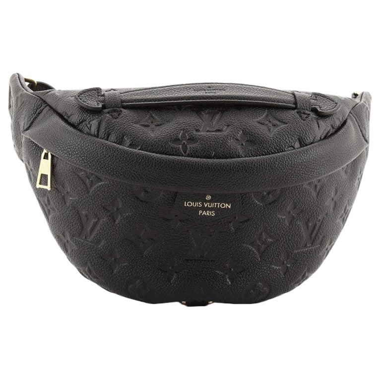 Louis Vuitton Bum Bag Monogram Empreinte Leather at 1stDibs  black louis  vuitton fanny pack, louis vuitton empreinte bumbag black, black lv bumbag