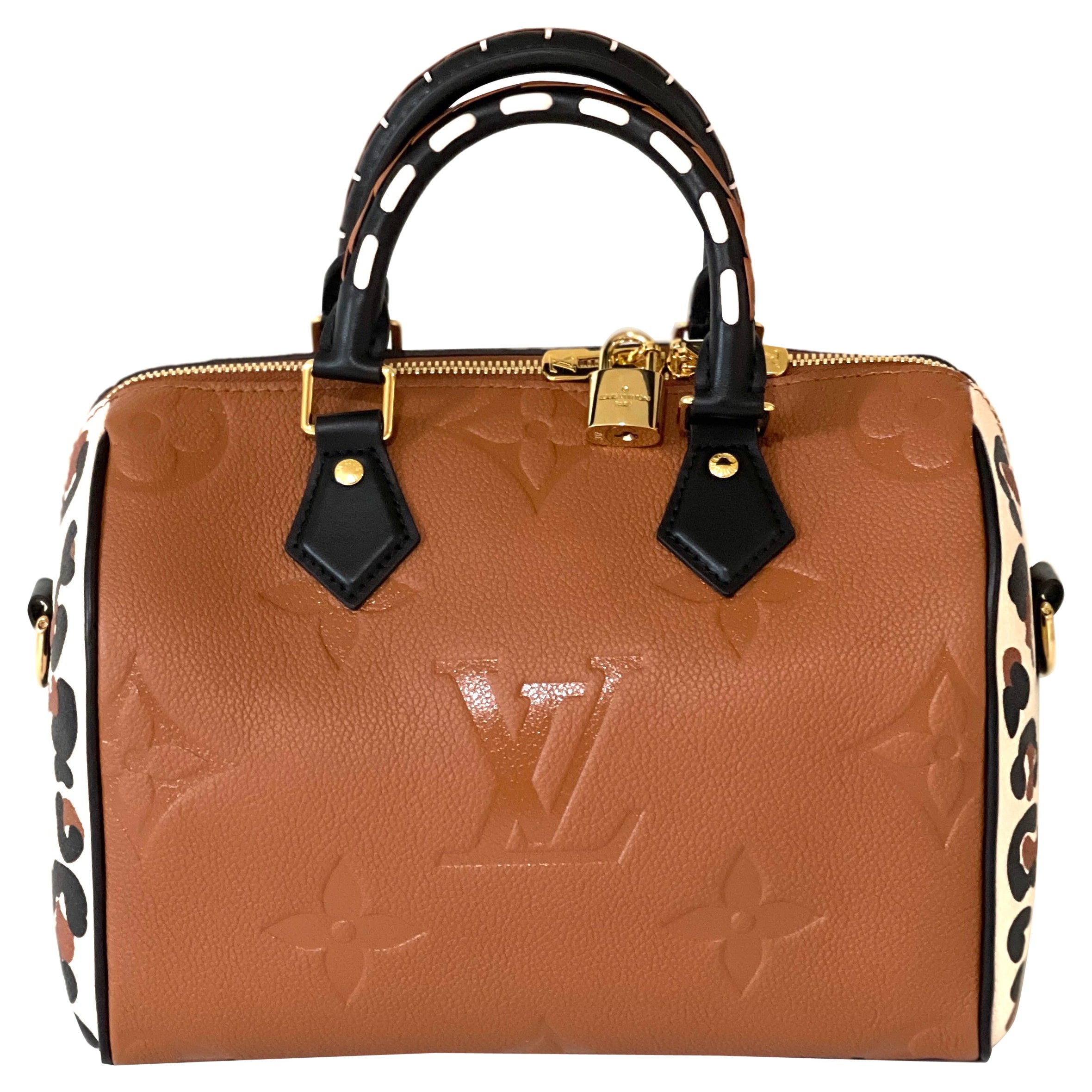 Louis Vuitton Speedy Bandoulier 25 Wild at Heart Arizona in Leather with  Gold-tone - US