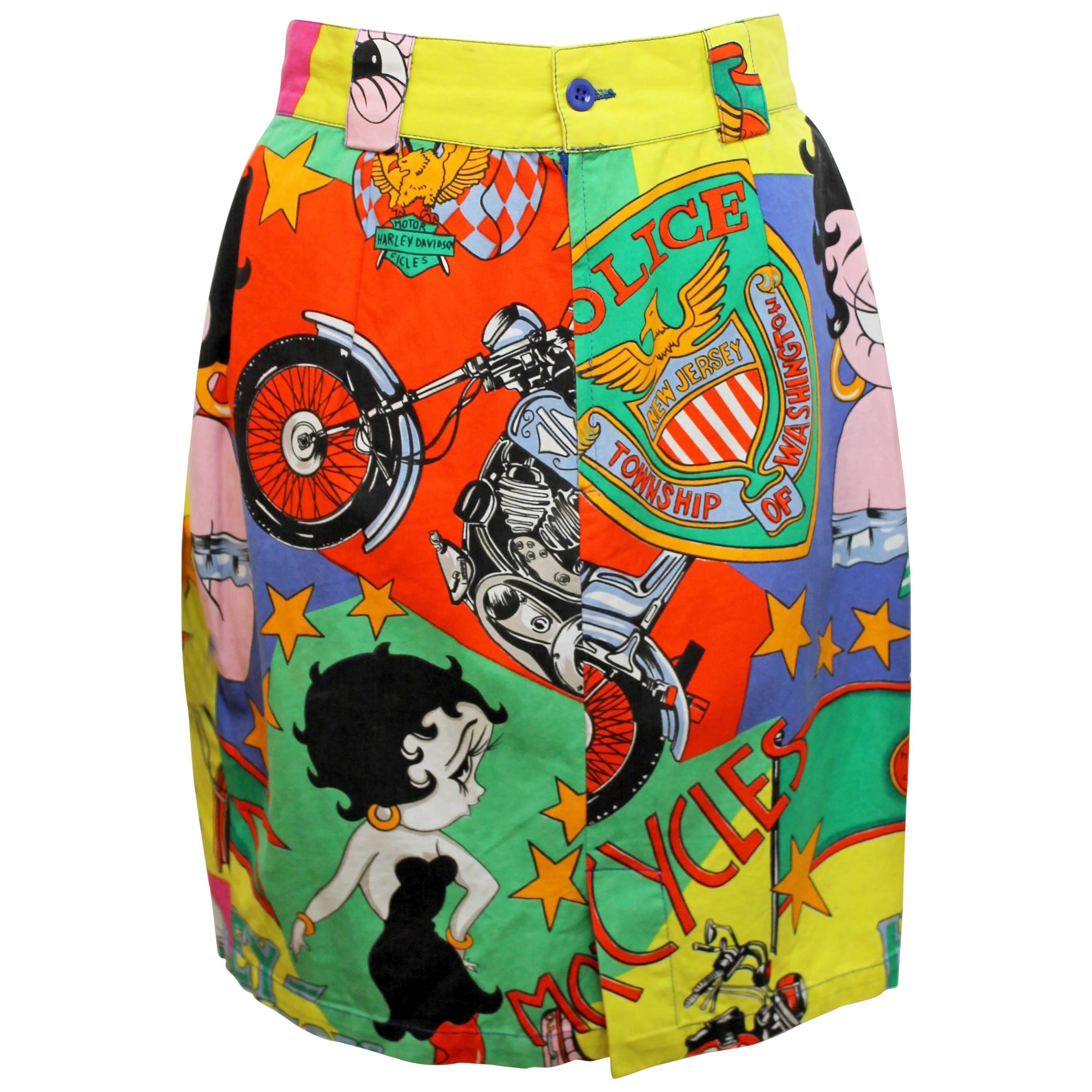 Versace Jeans Couture AW 1991 "Betty Boop" Skirt