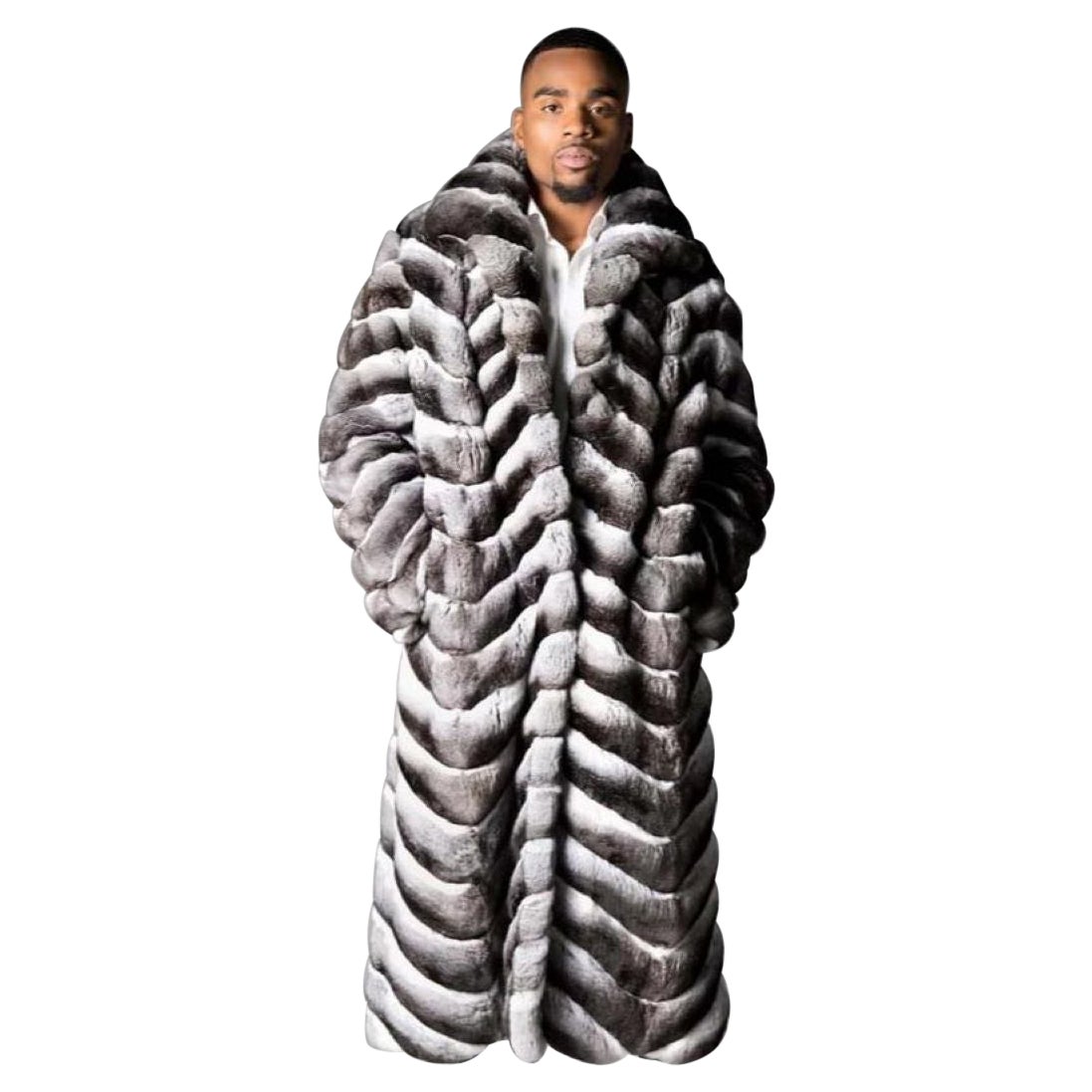 chinchilla coats for sale mens