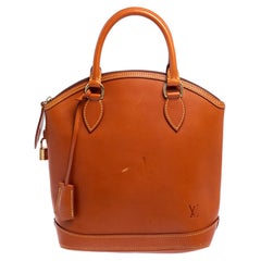 Louis Vuitton Caramel Nomade Leather Vertical Lockit Bag