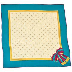 Chanel Silk Scarf with Bow Detail 6