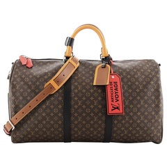 Louis Vuitton Keepall Bandouliere Tasche Limited Edition Patchwork Monogramm Canvas