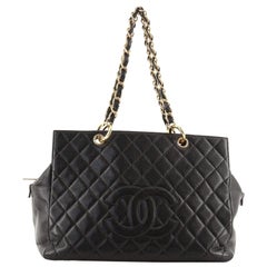 Chanel Grand Timeless Shopping Tote Quilted Caviar