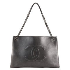 Chanel CC Shopping Tote Iridescent Calfskin East West
