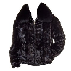 Used Brand new men's mink fur coat size L